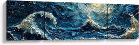 Obraz - Malowanie nieba i morza (170x50 cm)