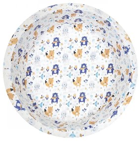 Suchy basen z kulkami 90x40 – miasteczko - 200 kulek