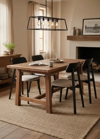 Drewniane czarne tapicerowane krzesło typu hałas A0-R15