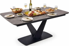 Szary nowoczesny stół rozkładany L2-F69