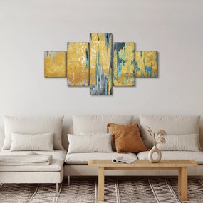 Obraz - Złoty wzór (125x70 cm)