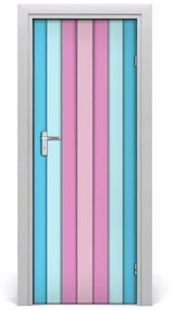 Naklejka fototapeta na drzwi Kolorowe paski