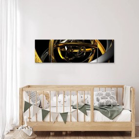 Obraz nowoczesnej abstrakcji (170x50 cm)