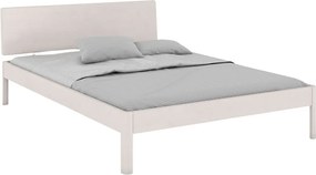 Łóżko bukowe Visby AMMER / 180x200 cm, kolor biały