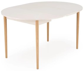 Stół rozkładany PIVOT 102(142)x102 kaszmirowy/dąb naturalny HALMAR