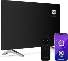 Klarstein Wonderglass Smart 720W 67,6x120cm Panel na podczerwień Czarny