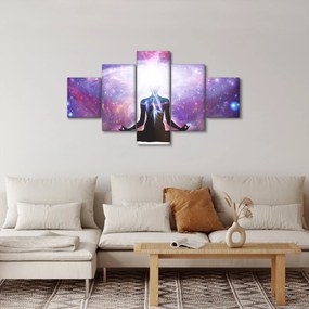 Obraz - Łączenie się z wszechświatem (125x70 cm)