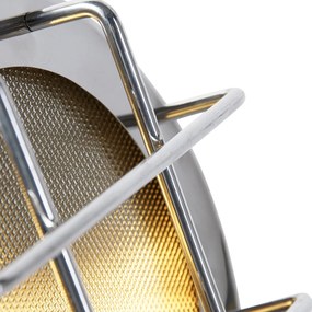 Industrialna lampa stołowa stalowa z drewnem, regulowana - ShinyPrzemysłowy Oswietlenie wewnetrzne