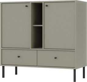 Komoda TORINO 100 cm do Salonu Sypialni Odcienie zieleni