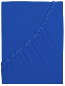 PrzytulneMieszkanie.pl Jersey prześcieradło do łóżeczka dziecięcego EXCLUSIVE 60x120 cm królewski niebieski