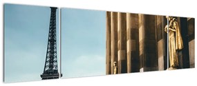 Obraz z placu Trocadero, Paryż (170x50 cm)