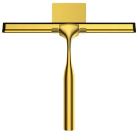 Ściągaczka z wieszakiem do szyb luster kabin prysznicowych złota