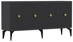 Szafka Midas Anthracite and Gold