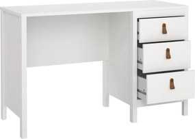 Biurko komputerowe Madrid 3 szuflady biały mat