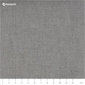 Szare tapicerowane łóżko dwuosobowe 140x200 cm Mattis – Meise Möbel
