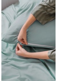 Zielona pościel dwuosobowa z mikrosatyny 200x200 cm Basic – Bonami Essentials