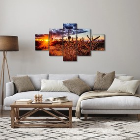 Obraz - Złota godzina pustyni (125x70 cm)