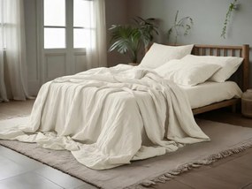 PrzytulneMieszkanie.pl PrzytulneMieszkanie.pl Pościel muślinowa PURELY kremowa Rozmiar pościeli: 80 x 80 cm | 135 x 200 cm