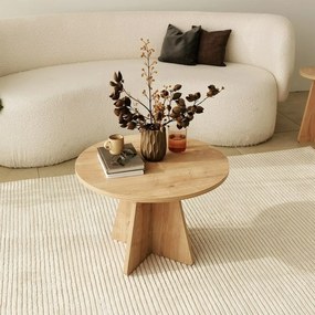 Stolik konferencyjny Mushroom Sapphire Oak