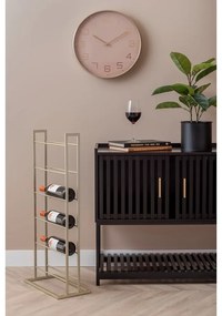 Metalowy regał na wino w kolorze złota liczba butelek 5 38x84,5x20 cm Single Floor – PT LIVING