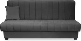 Sofa z Funkcją Spania SIGMA Rozkładana Wersalka Dwuosobowa Szara Nowoczesna do Salonu