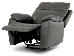 Fotel rozkładany 4092 GREY3, vintage, szary