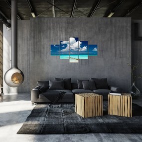 Obraz - Tropikalna plaża (125x70 cm)