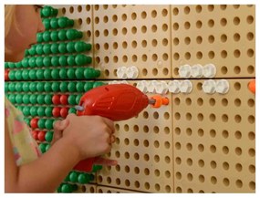 Zestaw narzędzia z wkrętarką 8 elementów - tablica naukowo-kreatywna masterkidz stem