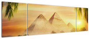 Obraz - Piramidy (170x50 cm)