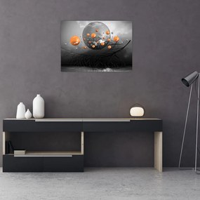 Obraz pomarańczowych kul (70x50 cm)