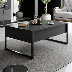 Stolik konferencyjny Luxe Anthracite and Black