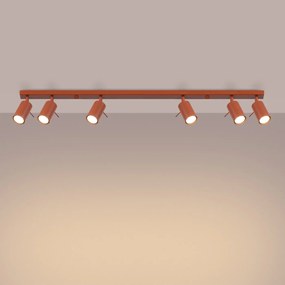 Listwa oświetleniowa RING 6L ochra czerwona SOLLUX  LIGHTING