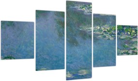 Obraz - Claude Monet, Water Lilies, reprodukcje (125x70 cm)