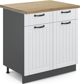 Szafka dolna do kuchni biały domek wiejski 80x60x82 fame-line