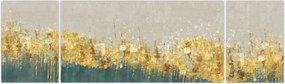 Obraz - Tekstura ze złotą dekoracją (170x50 cm)