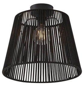 Zewnetrzna Zewnętrzna lampa sufitowa z czarną liną IP54 - JaylaJapandi Oswietlenie zewnetrzne