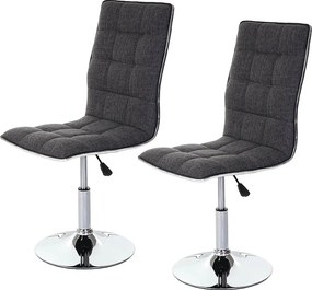 Krzesło do jadalni MCW-C41 (zestaw 2 szt.),  szare