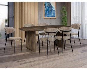 Zestaw krzeseł do jadalni CT-W1021 LAN2, 4 szt.