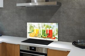 Szklany Panel Owocowy Duet Truskawki i Kiwi