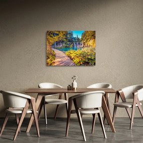Obraz na szkle - Jeziora Plitwickie, Chorwacja (70x50 cm)