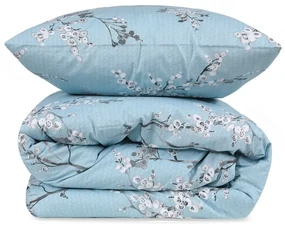 Niebieska pościel dwuosobowa z bawełny renforcé 240x220 cm Chicory – Mijolnir