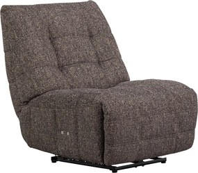 Antracytowy częściowo rozkładany fotel wypoczynkowy Hein – WOOOD