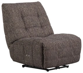 Antracytowy częściowo rozkładany fotel wypoczynkowy Hein – WOOOD