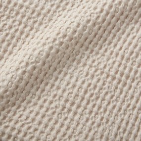 Beżowy bawełniany koc 150x200 cm Jaipur Chunky Waffle – Pineapple Elephant