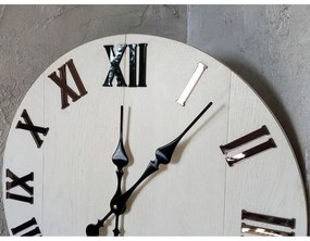 Zegar na ścianę nowoczesny efektowny okrągły cichy do kuchni salonu pokoju