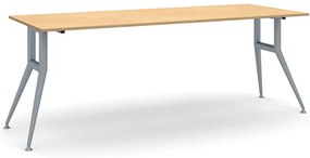Stół konferencyjny do biura WIDE, 220x80 cm, buk