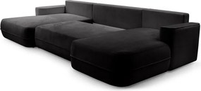 Narożnik FUEGO XL wolnostojący układ U z funkcją spania w tkaninie Bubble 17 DomoHome