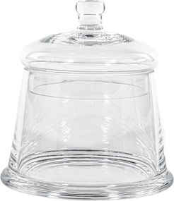 Szklany pojemnik na ciastka, przechowywanie słodkości, Ø 13 cm