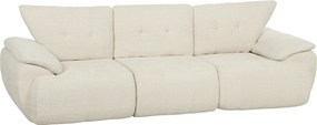 HOMCOM Sofa 3-osobowa, 260 cm, Chenille, bezramowa sofa modułowa z wyjątkowo szerokim, głębokim siedziskiem, szerokie podłokietniki | Aosom PL