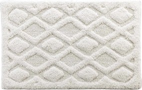 Dywanik łazienkowy NEMESIS, 100% bawełny, ecru, 50 x 80 cm